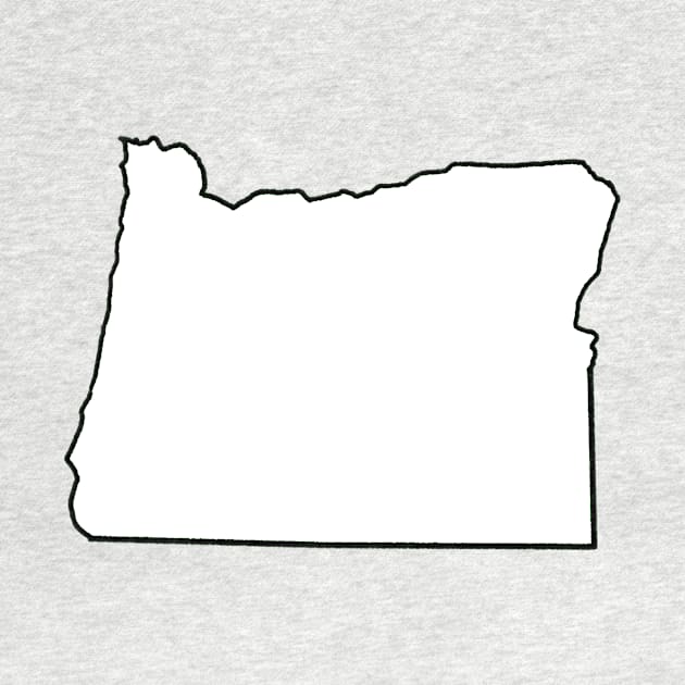 Oregon - Blank Outline by loudestkitten